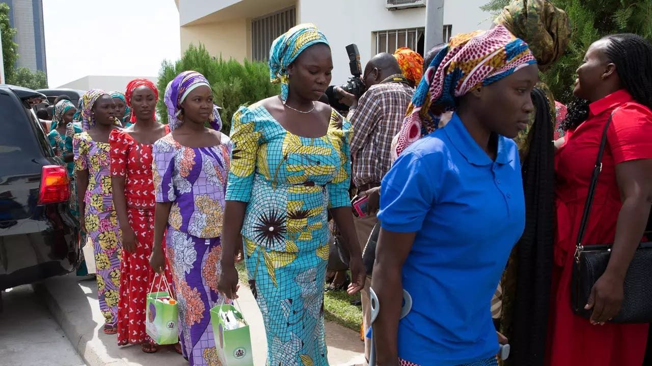 تحرير بعض فتيات تشيبوك في 2017