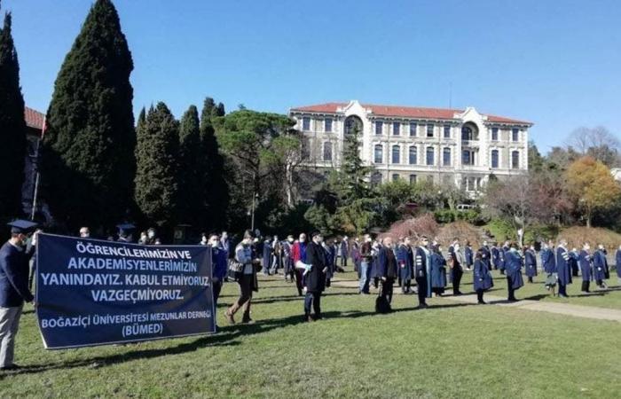 بعد قرار الجامعة.. الطلاب لأردوغان: احتلال لأجل أتباعك