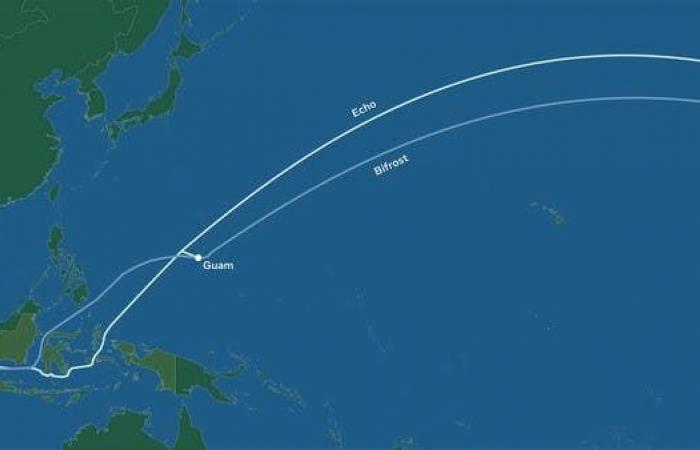 كابلات جديدة تحت سطح البحر لفيسبوك وغوغل