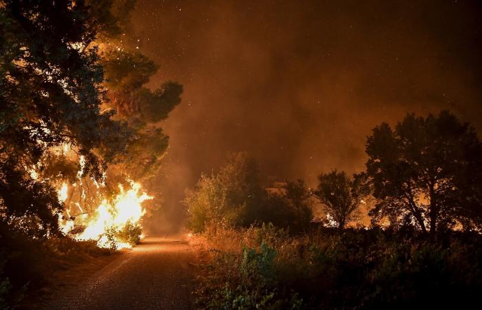 صور صادمة.. الحرائق تستعر مجدداً شمال أثينا