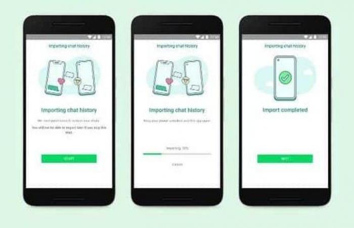 واتساب تسمح بنقل محفوظات الدردشة بين iOS وأندرويد